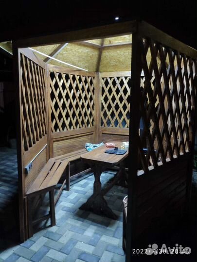 Беседка садовая из дерева