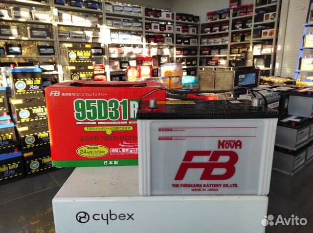 Аккумулятор 80Ач 740А Furukawa battery 95D31R Япон