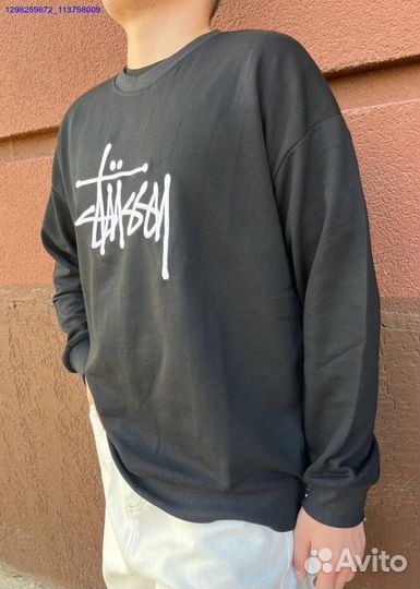 Свитшот Stussy чёрный