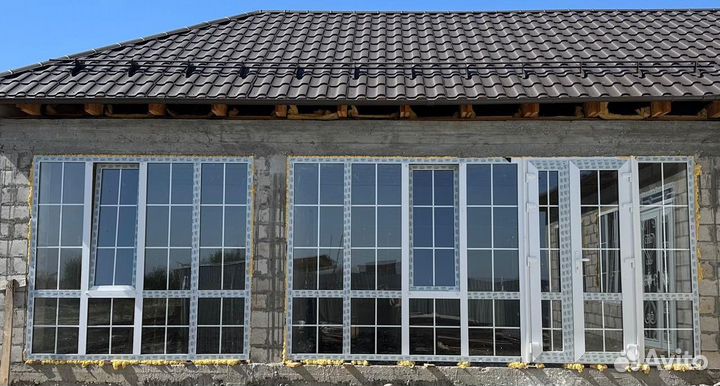 Пластиковые двери под ключ