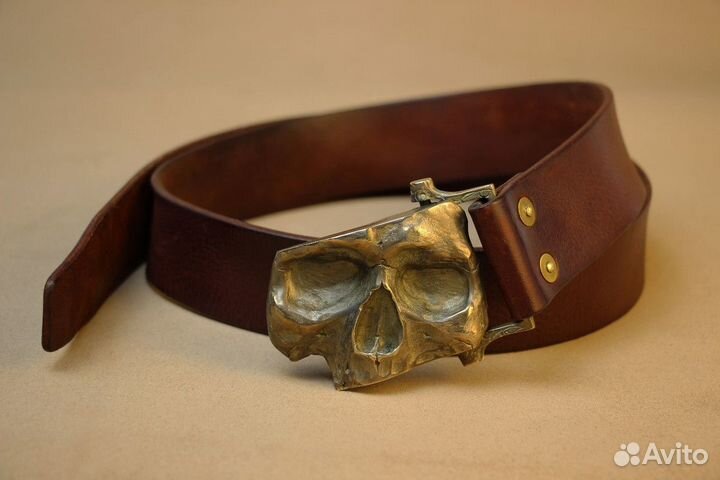 Мужской кожаный ремень. Лучший подарок