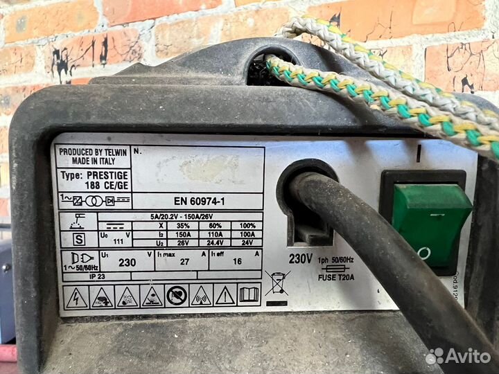 Сварочный аппарат blueweld 188 CE/GE inverter