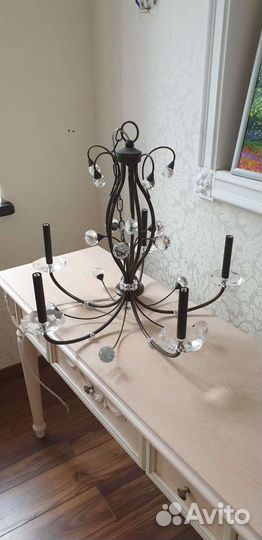 Люстра 1 шт и бра 5шт бу