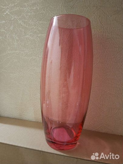 Ваза IKEA Икеа Мунтлиг из стекла 30 см