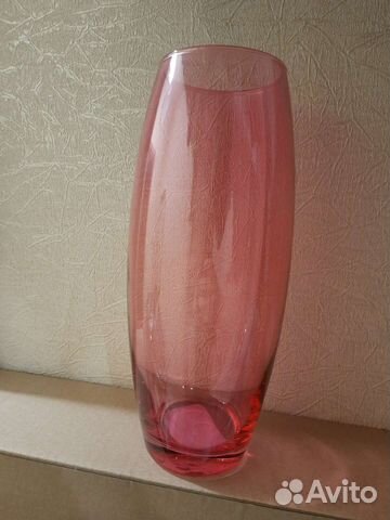 Ваза IKEA Икеа Мунтлиг из стекла 30 см