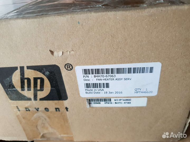 HP тэн L300/370, вентилятор Fan-heater В4Н70-67063