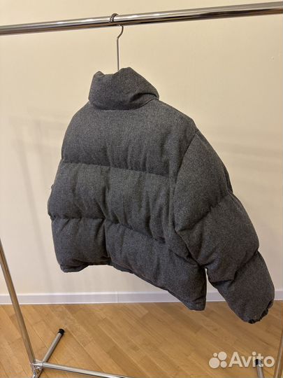Шерстяной Пуховик Зима Корея Размер М