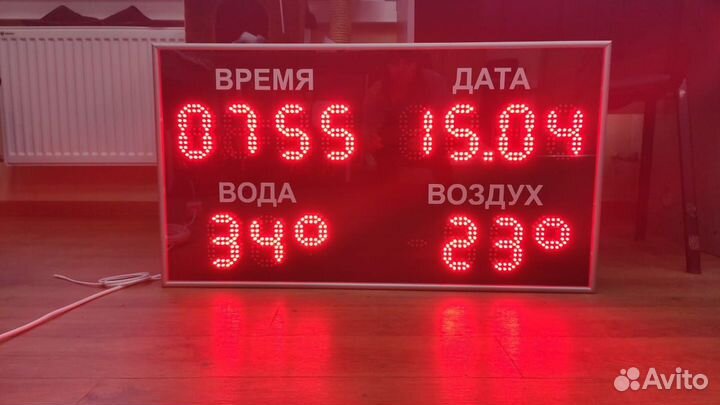 Метеотабло на пляж погоды температуры