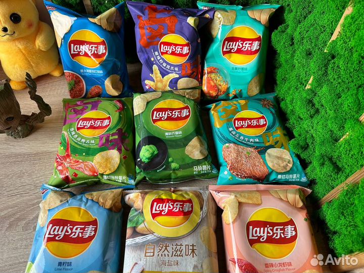 Чипсы Lay's с необычными вкусами (Китай)