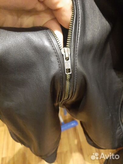 Кожаная куртка мужская 50 52