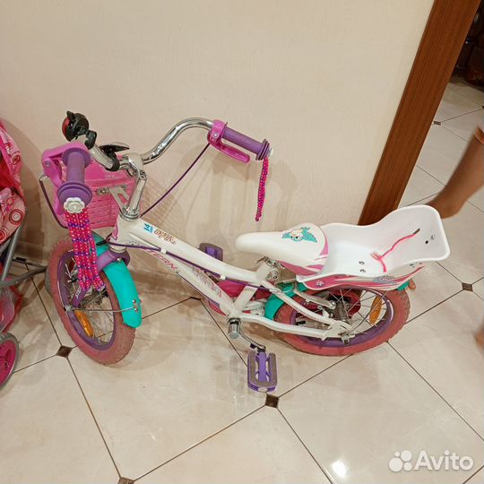 Детский трехколесный велосипед бу