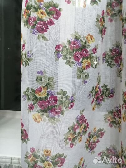 Тюль для кухни новая