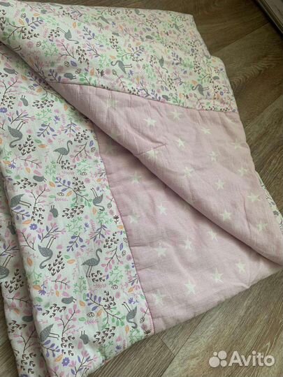 Бортики в детскую кроватку и одеяло