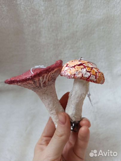 Ватные елочные игрушки новые