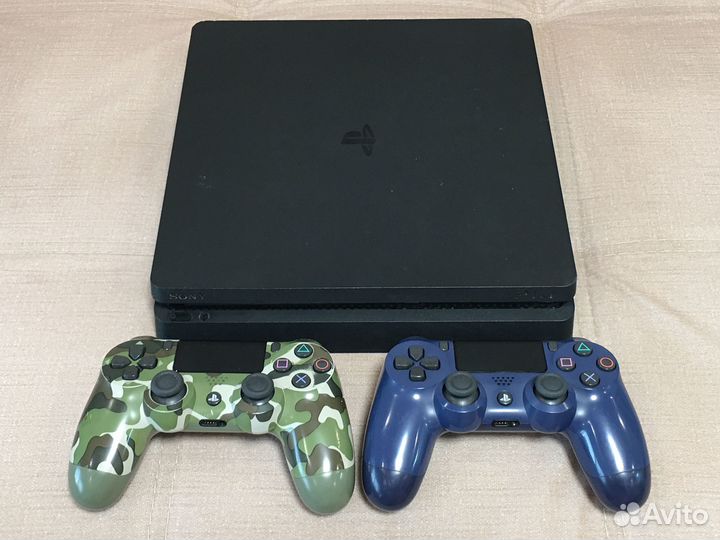 PS4S 1Tb 3rev+2 Джоя+Игры