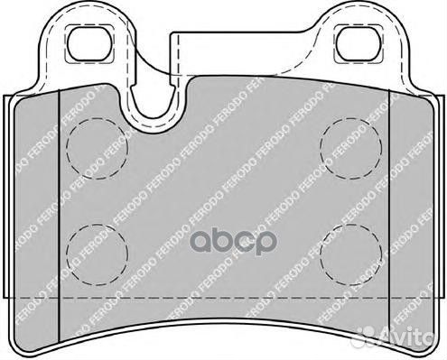 FDB1878 Колодки тормозные volkswagen touareg 06