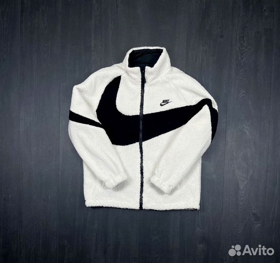 Куртка весенняя двухсторонняя Nike барашка