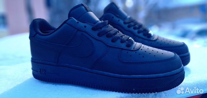 Кроссовки Nike force 1 черные