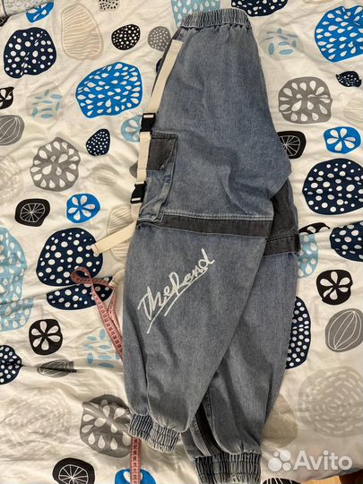 Джинсы карго оверсайз