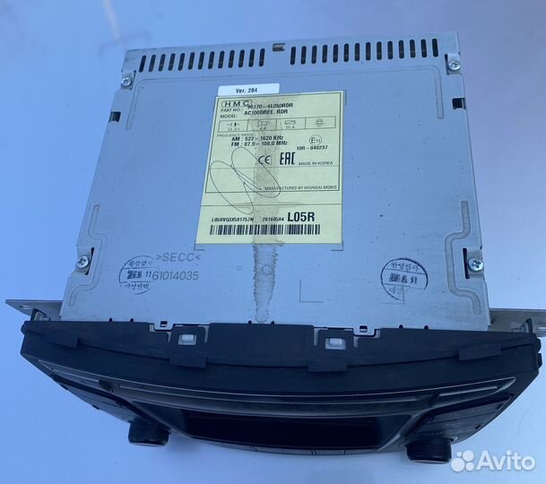 Магнитола hyundai solaris 1