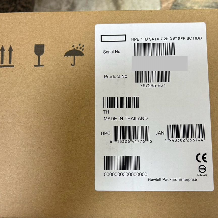 [797265-B21] Жесткий Диск Hp 4tb797519-001