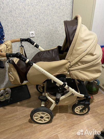 Коляска 2 в 1 эко кожа
