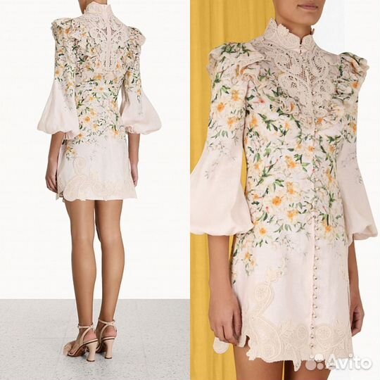 Платье zimmermann лен