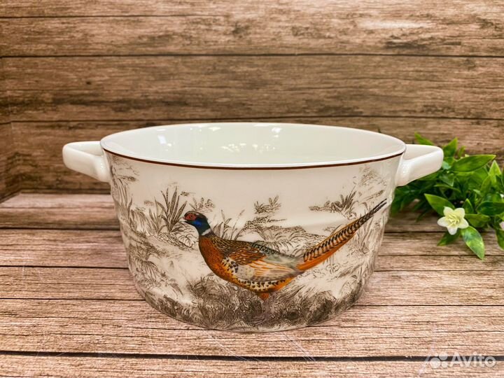 Салатник с ручками 