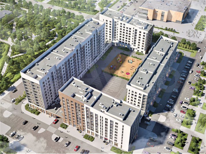 1-к. квартира, 45,5 м², 2/10 эт.