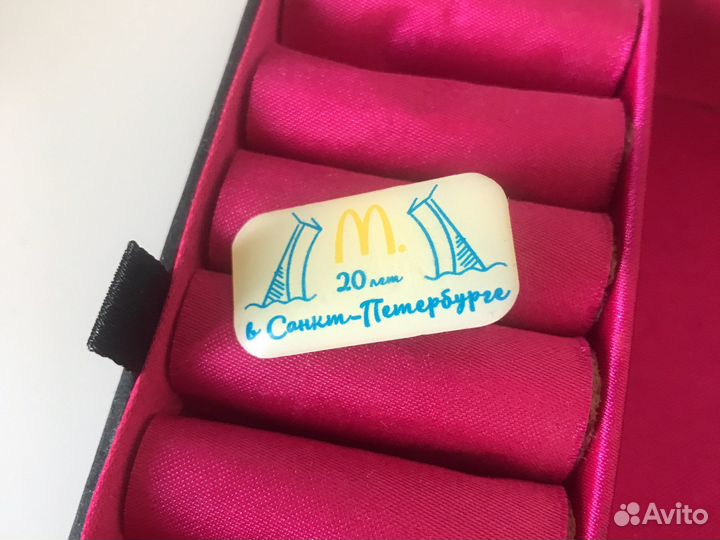 Значок Макдоналдс 20 лет