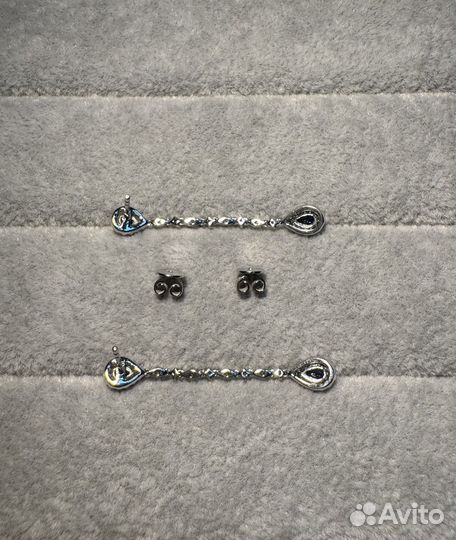 Серьги sunlight (серебро, фианиты)