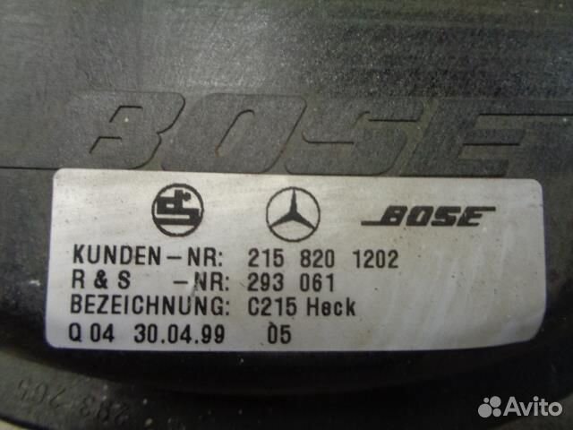 Сабвуфер Mercedes Benz CL-Сlass С215 1999-2006