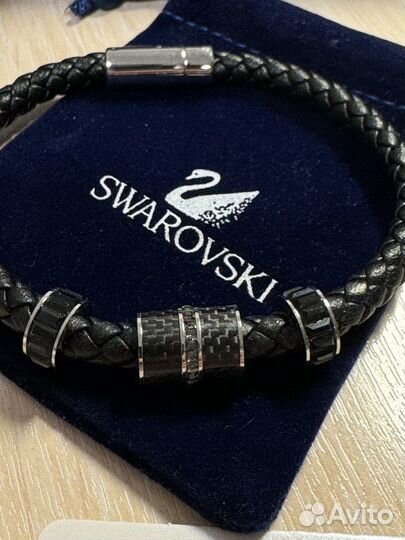 Браслет мужской swarovski