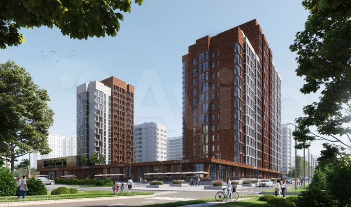 2-к. квартира, 40,8 м², 10/16 эт.