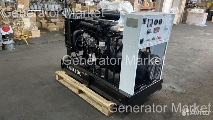 Дизельный генератор 30 кВт амперос (открытый)