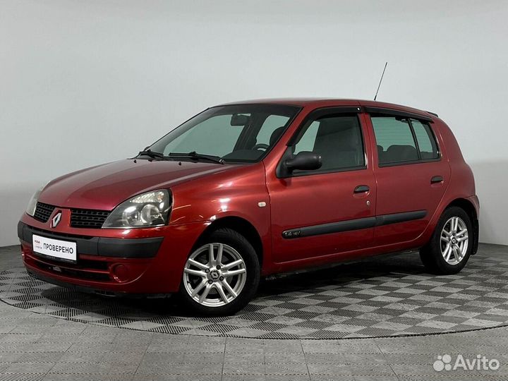 Renault Clio 1.4 AT, 2004, 155 960 км