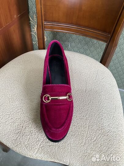 Туфли бархатные из Америки