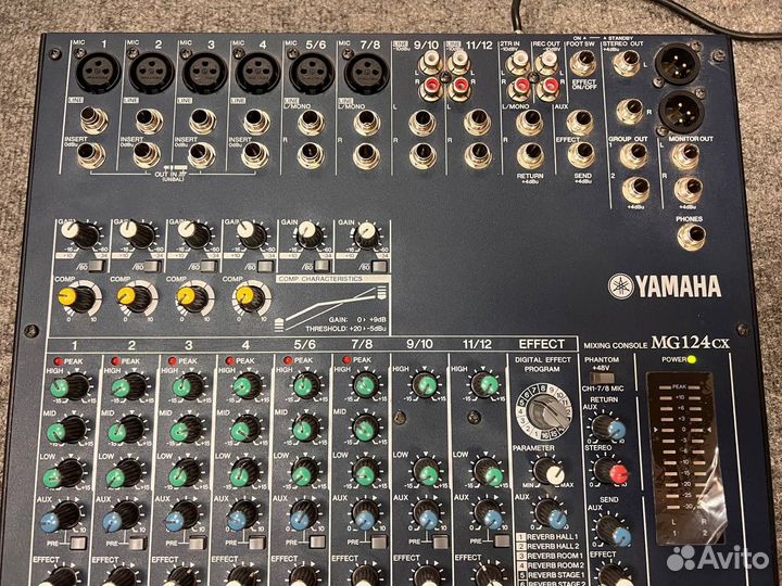 Микшерный пульт yamaha mg 124 cx