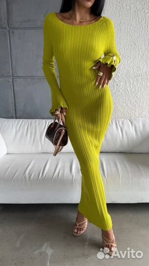 Трикотажное платье