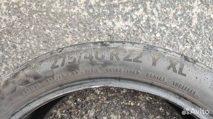 Continental ContiPremiumContact 6 275/40 R22 и 315/35 R22