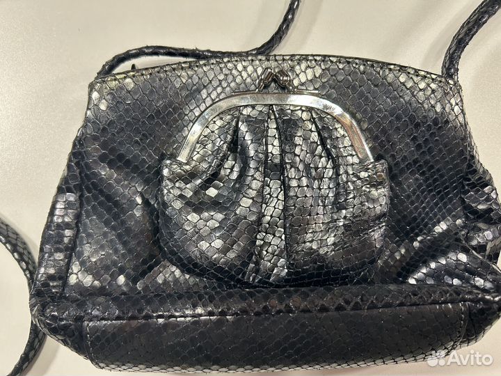 Сумка мини микро Gillian змея винтаж y2k