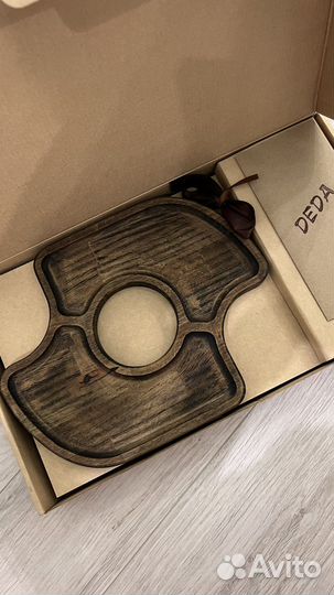 Винный столик деревянный