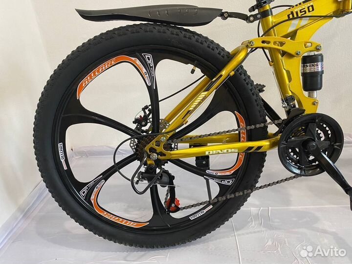 Велосипед dinos 26 складной литье