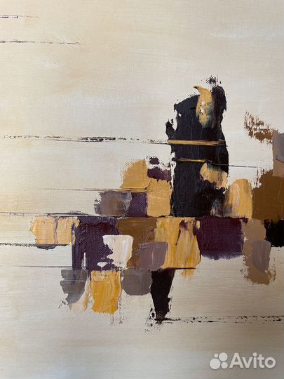 Картина маслом на холсте абстракция