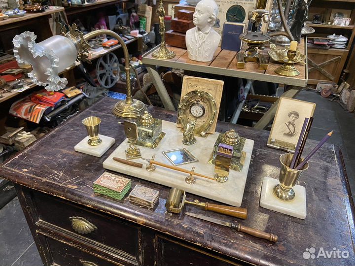 Антикварный письменный прибор, 19 век