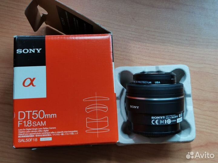 Объектив sony SAL50F18