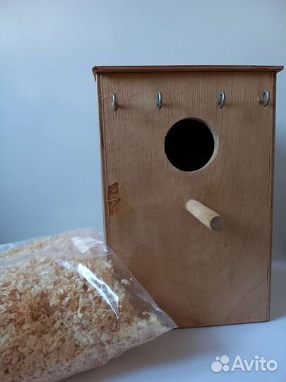 Домик для разведения попугаев
