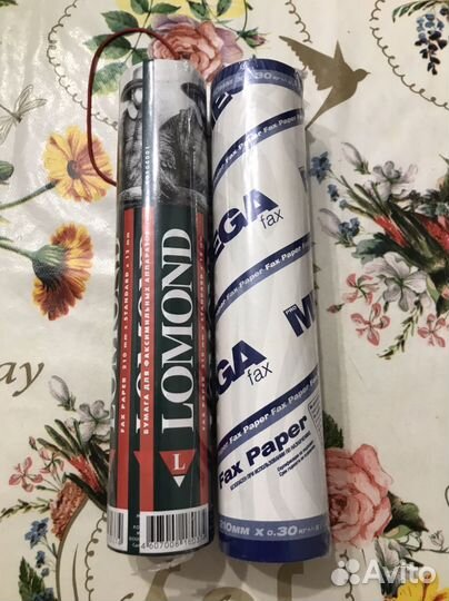 Бумага факсовая рулонная