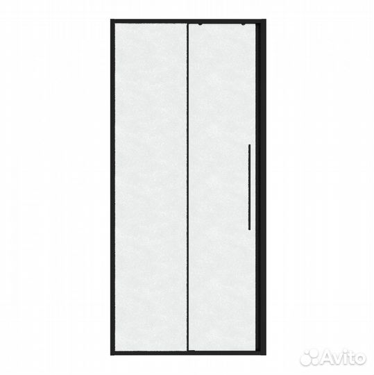 Душевая дверь Niagara Nova 130 NG-84-L13CHB профиль черный матовый/стекло шиншилла