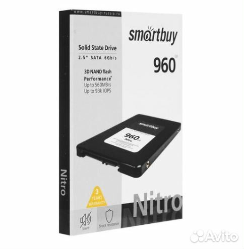 Внутренний SSD SmartBuy Nitro на 960GB